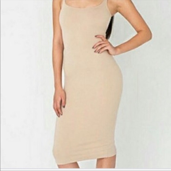 American apparel nude bodycon dress - Picture 3 of 3